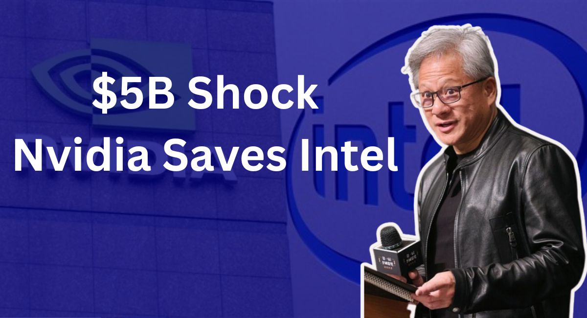Nvidia CEO Jensen Huang announces $5 billion investment in Intel creating historic chip partnership deal between rival companies