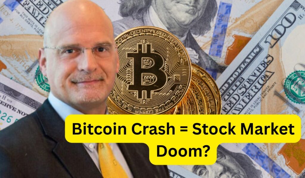 Bitcoin crash impacts stock market concerns.